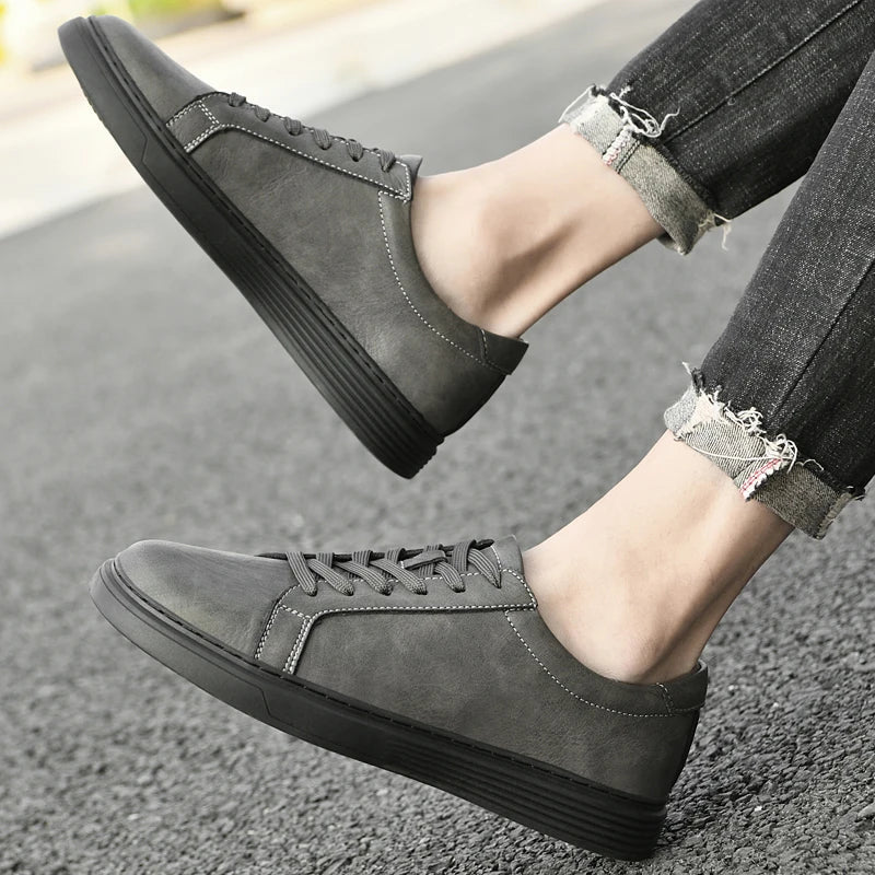 Authentic Real Leather Low Top Sneaker - Nocini