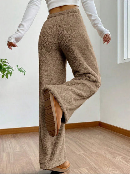 Plush Fleece Jogger Pants