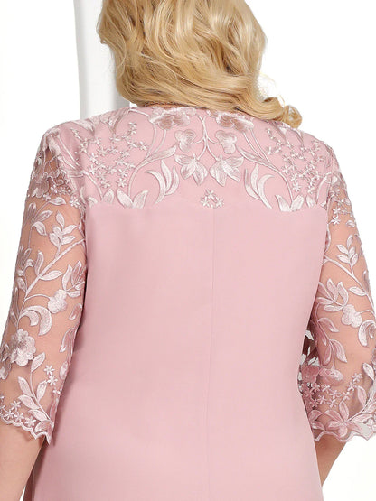 Elegant Floral Maxi Dress for Women Plus Size
