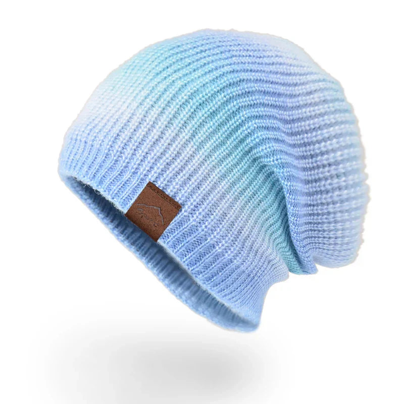 Colorful Texture Knit Beanie