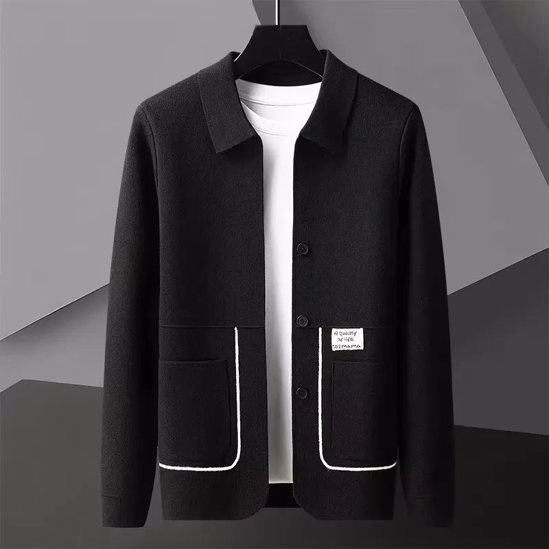 Cozy Crew Neck Sweater Cardigan - Nocini