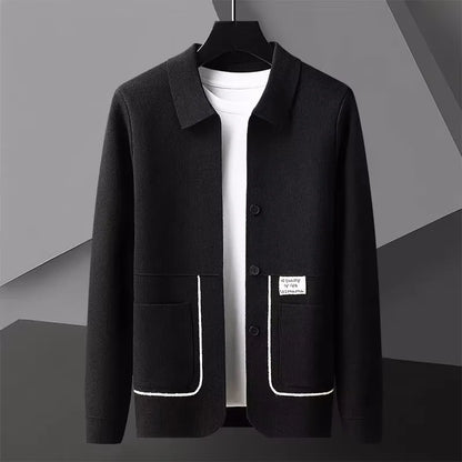 Cozy Crew Neck Sweater Cardigan - Nocini
