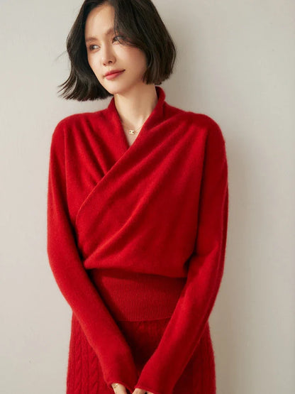 Cozy Wool V-Neck Sweater