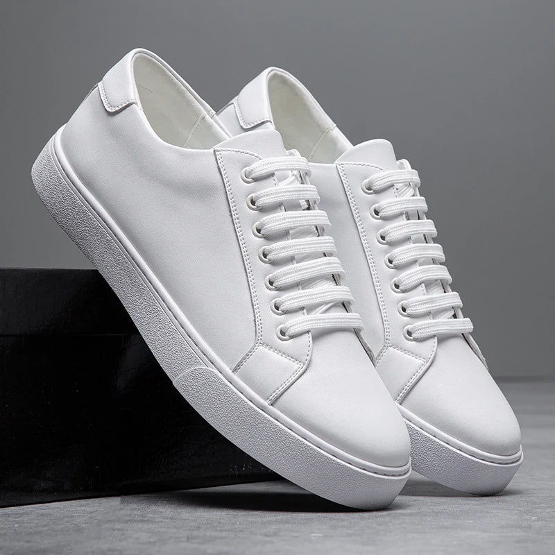 Premium Leather Running Shoes