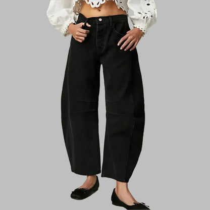 Loose Fit Straight Leg Jeans