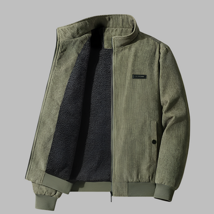 Rugged Mens Quilted Winter Coat