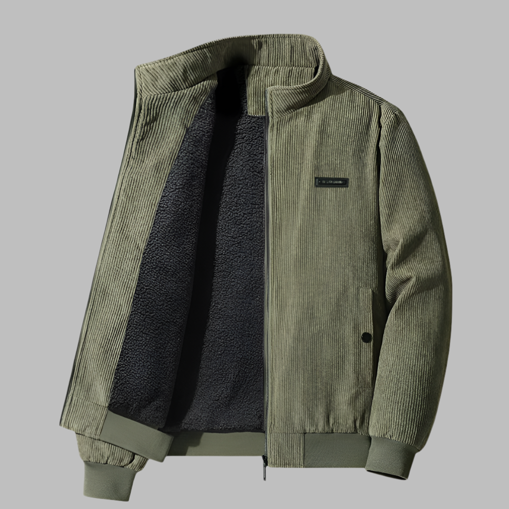 Rugged Textured Cold Weather Coat