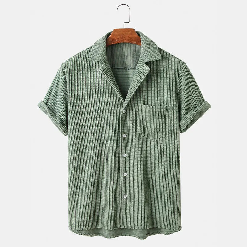 Comfy Grid Pattern Tee Shirt