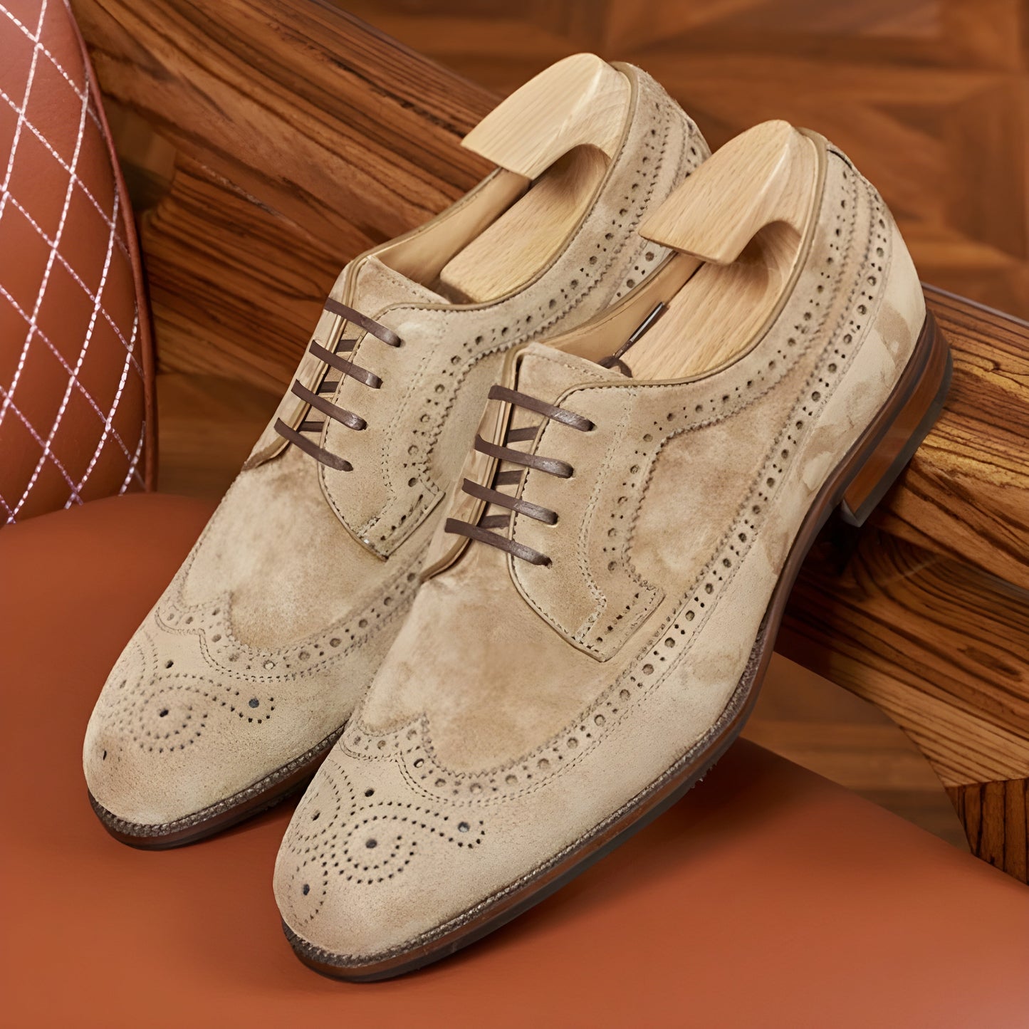 Luxury Suede Lace Up Shoes