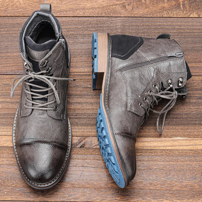 Classic Leather Cap Toe Boot