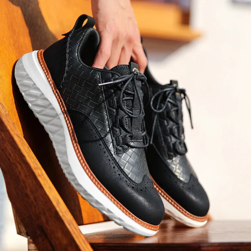 Cruelty Free Leather Low Top Sneakers