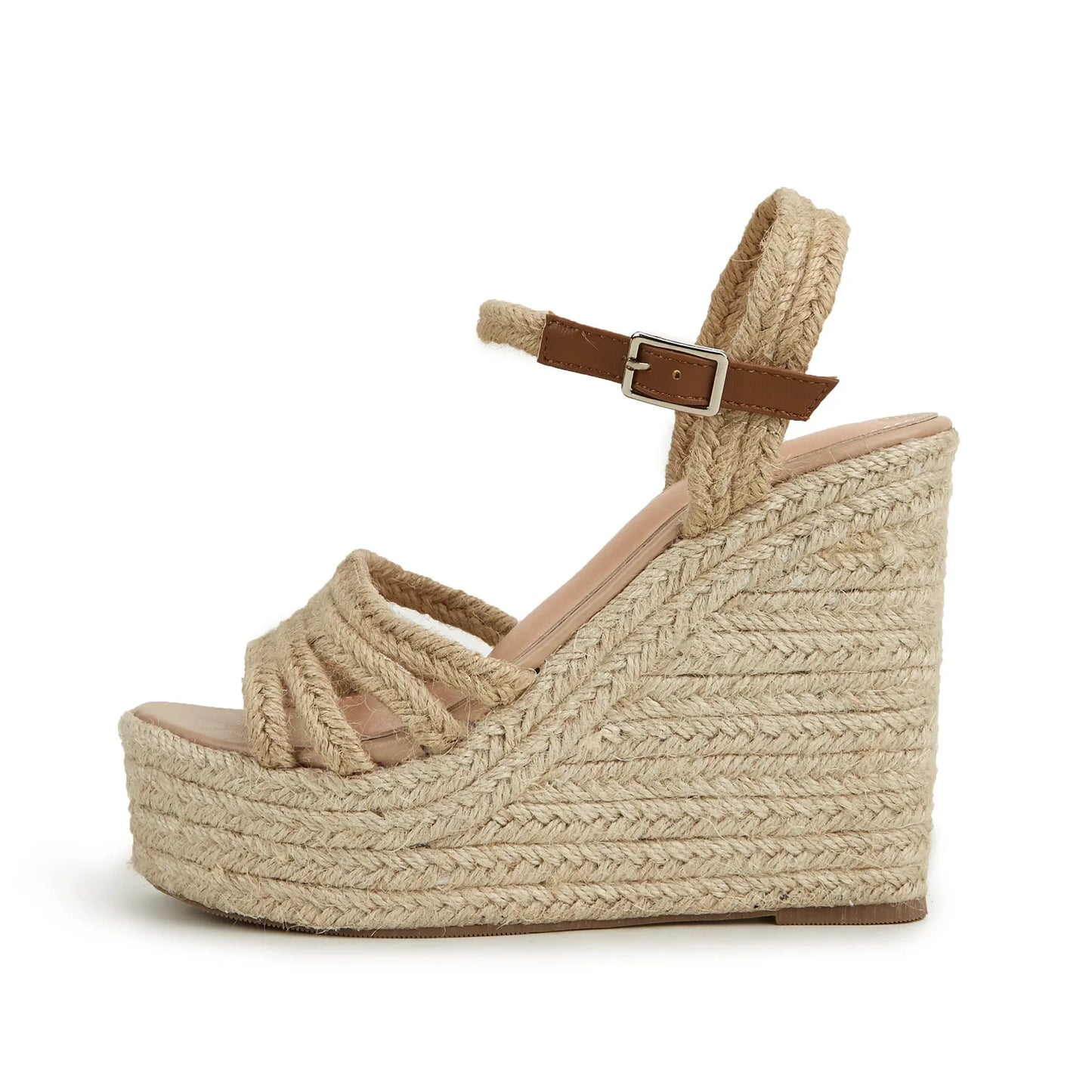High Heel Buckle Strap Sandals