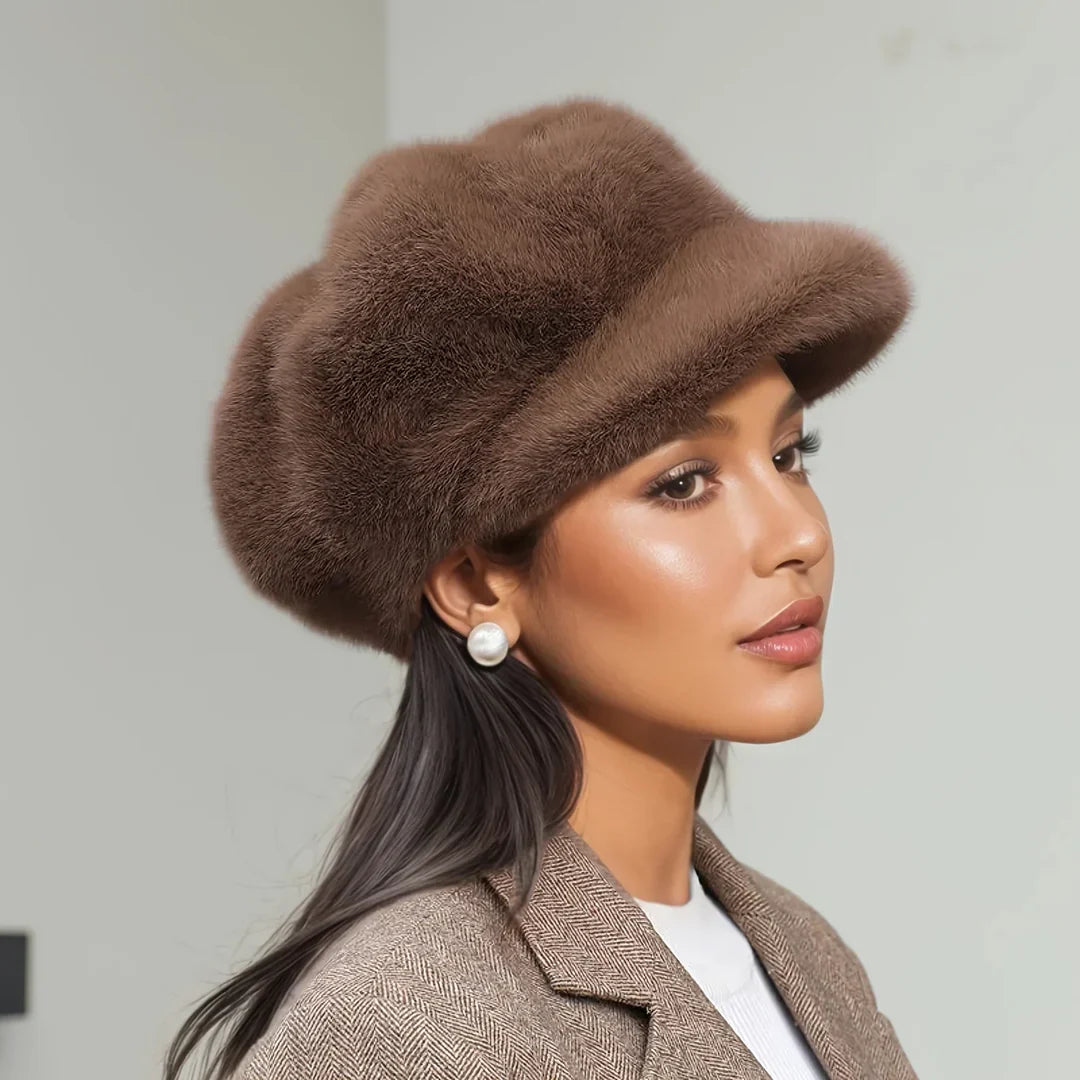 Soft Brimmed Winter Baker Boy Cap - Nocini