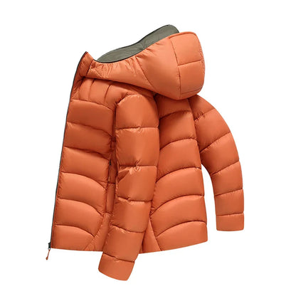 Warm Quilted Hooded Puffer Jacket