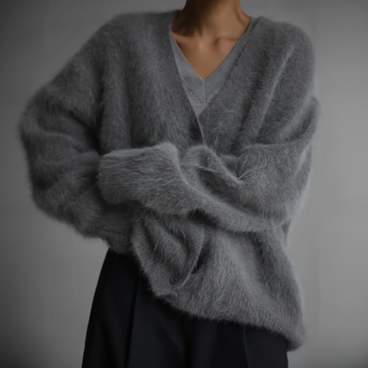 Cozy Women's Long Sleeve Open Front Cardigan