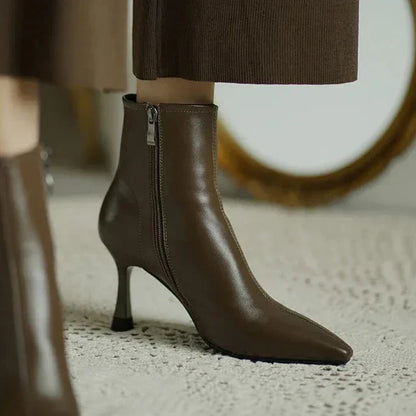 Low Heel Ankle Boots