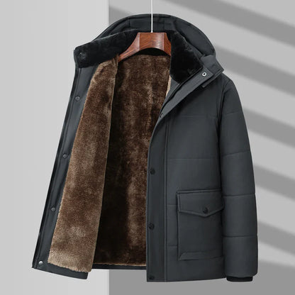 Warm Faux Fur Insulated Jacket - Nocini