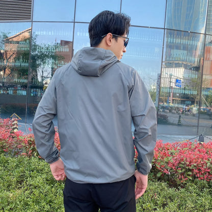Waterproof Men's Lightweight Windbreaker Coat