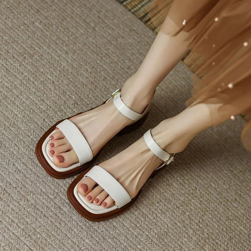 Cruelty Free Synthetic Leather Sandals