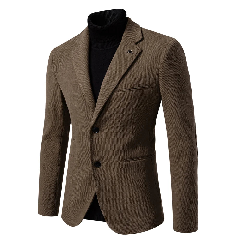 Modern Fit Mens Slim Jacket - Nocini