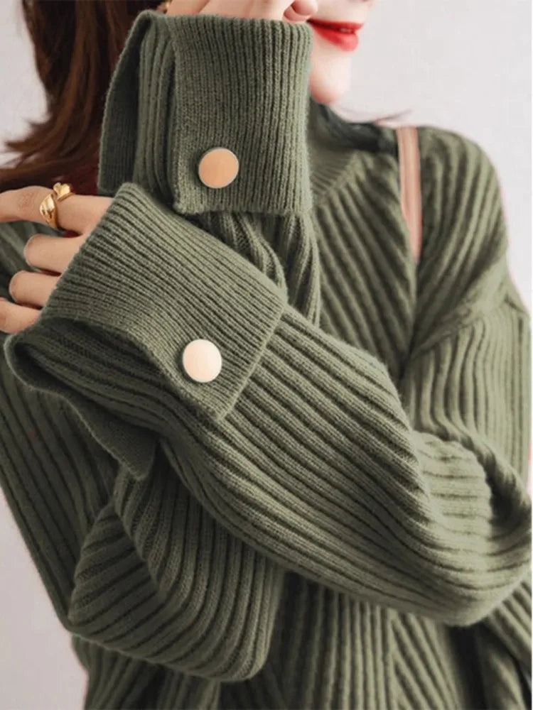 Comfortable Fit Crew Neck Sweater