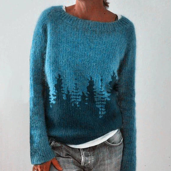 Cozy Festive Holiday Women's Knit Sweater