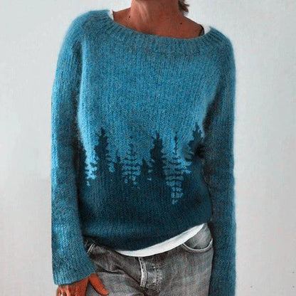 Cozy Festive Holiday Women's Knit Sweater