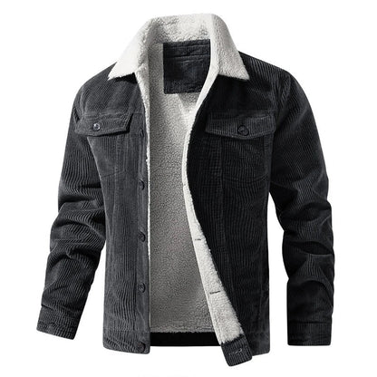 Rugged Plaid Mens Jacket - Warm Classic Fit