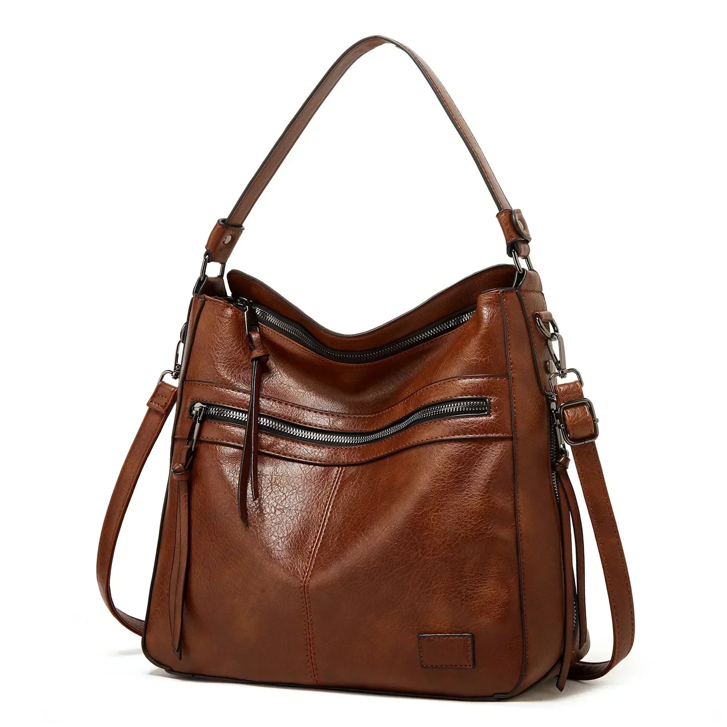 Soft Leather Relaxed Tote Bag