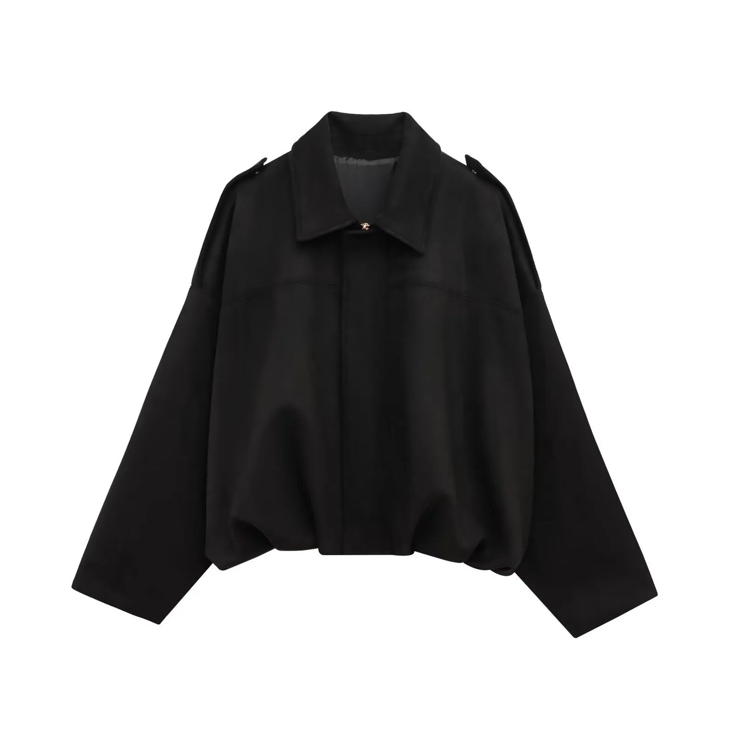 Velvet Soft Faux Leather Jacket - Nocini