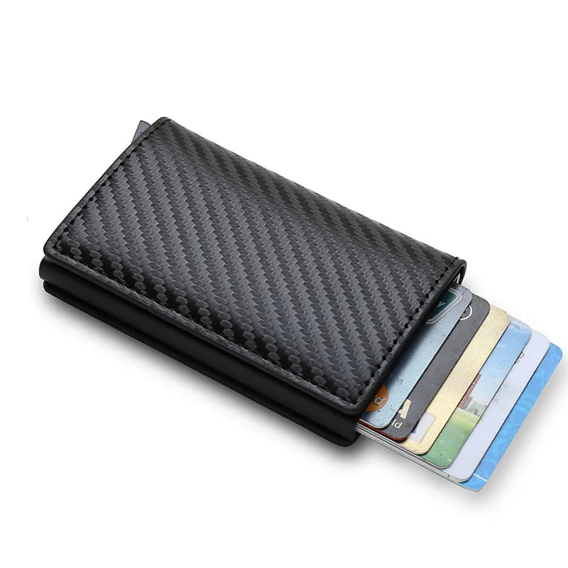 Thin Leather Card Wallet for Men - Compact & Stylish Design - Nocini