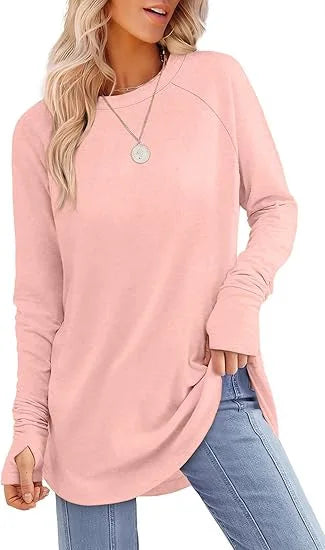 Women's Casual Crew Neck Tunic