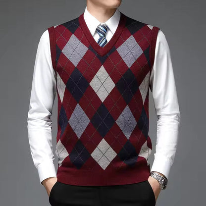 Crew Neck Tank Top Sweater - Olytrend