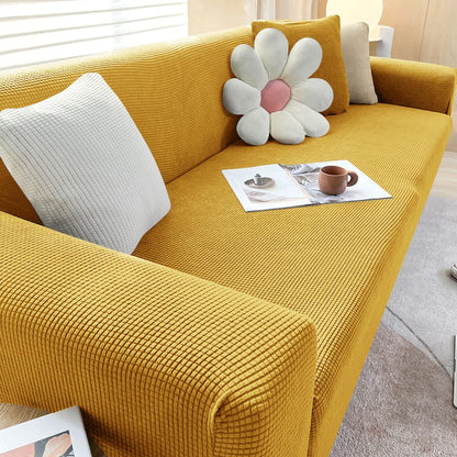 Fitted Elastic Couch Slipcover Anti-Slip Furniture Protector