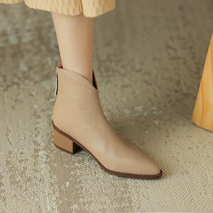 High Heel Ankle Boots for Women - Chic and Comfortable