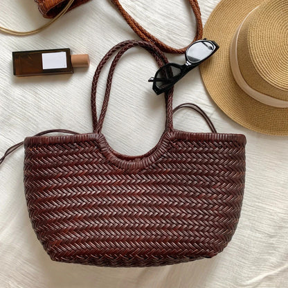 Classic Genuine Leather Shopper Bag