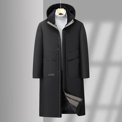 Warm Waterproof Winter Trench Coat