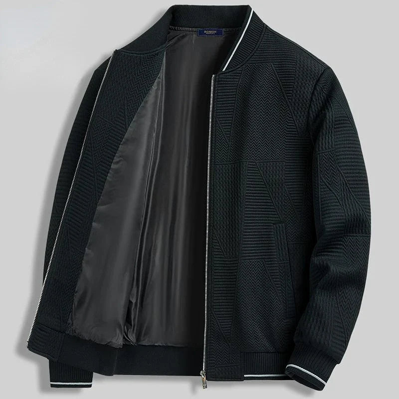 Navy Blue Sweater Jacket
