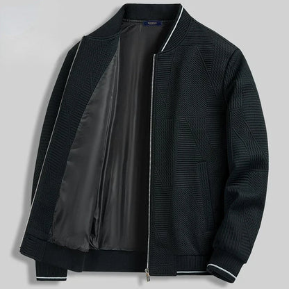 Navy Blue Sweater Jacket
