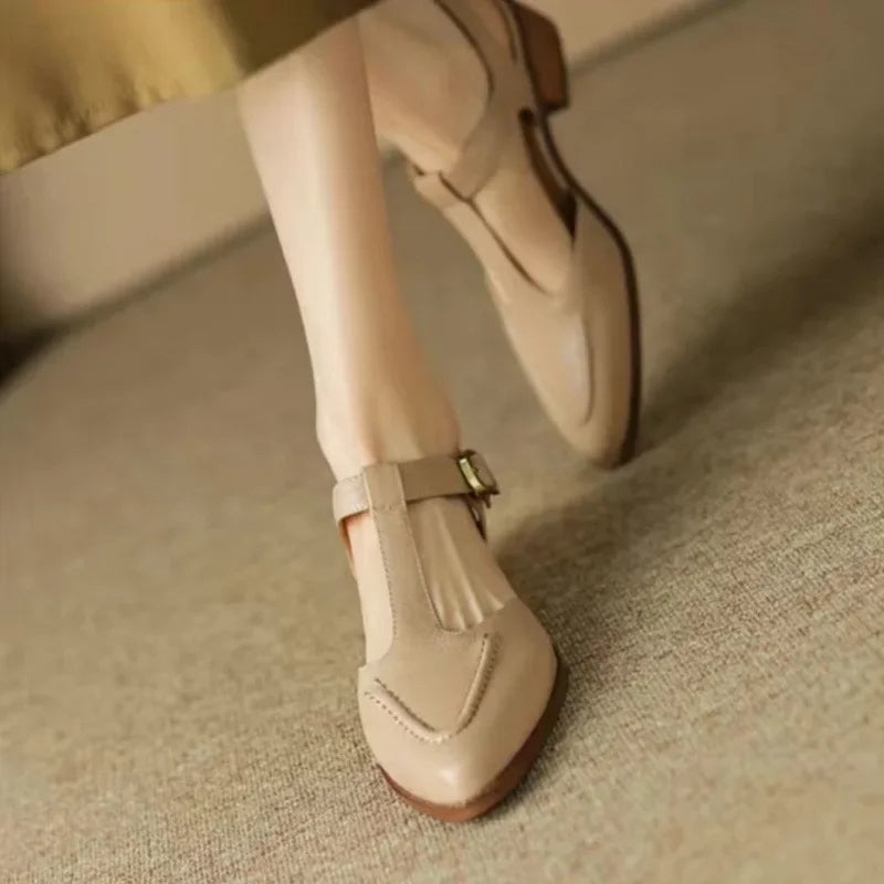 Elegant Buckle Dress Shoes for Women