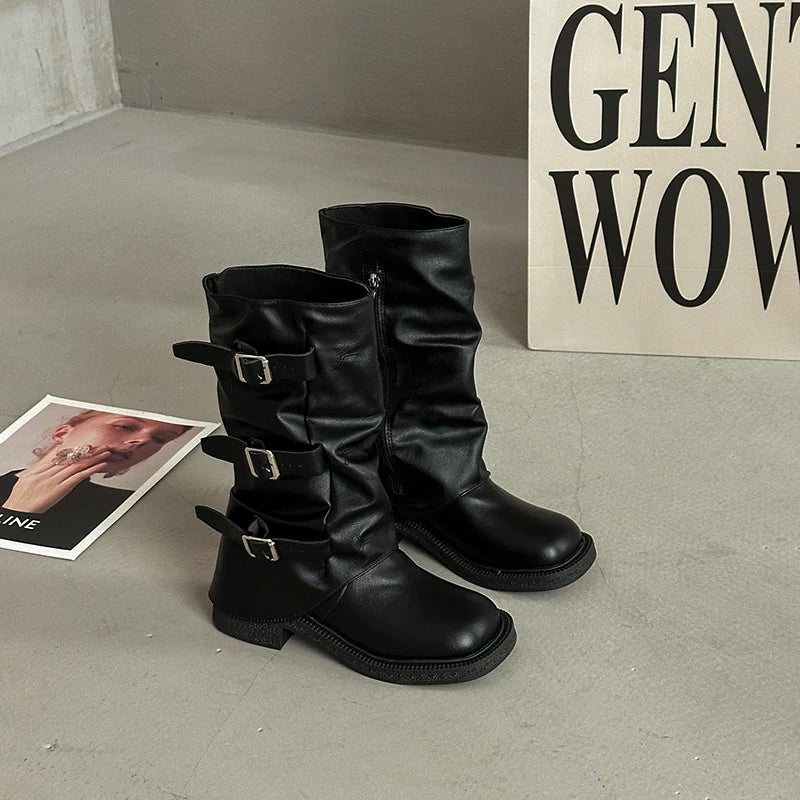 Classic High Heel Knee Boots