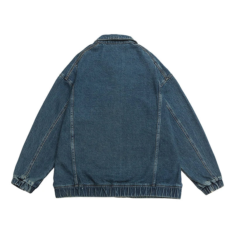 City Style Blue Jeans Jacket