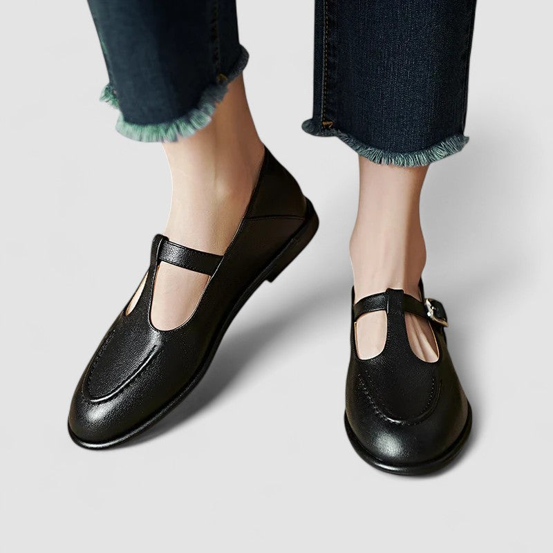 Comfortable Arch Support Low Heel Shoes - Olytrend
