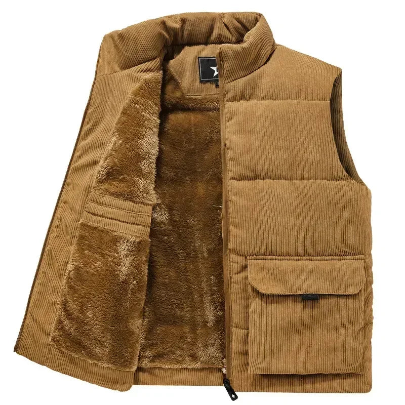 Textured Quilted Waistcoat