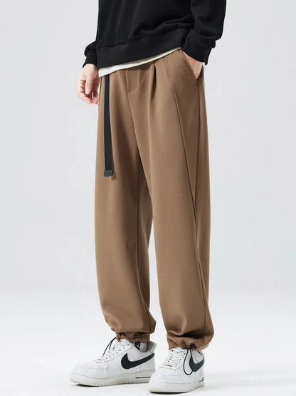 Soft Mens Jogger Pants with Elastic Waistband