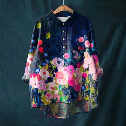 Floral Pattern Women's Blouse