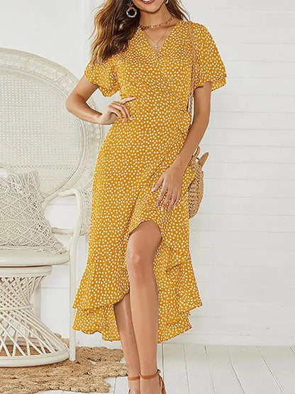 Women's Spotted Long Sundress