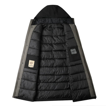 Warm Waterproof Winter Trench Coat