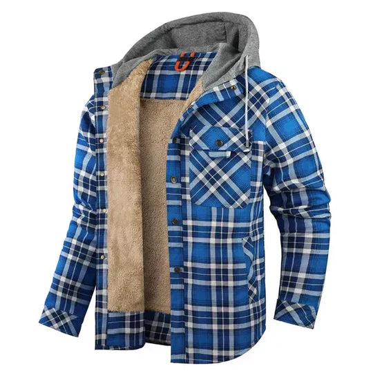 Classic Flannel Hoodie Jacket