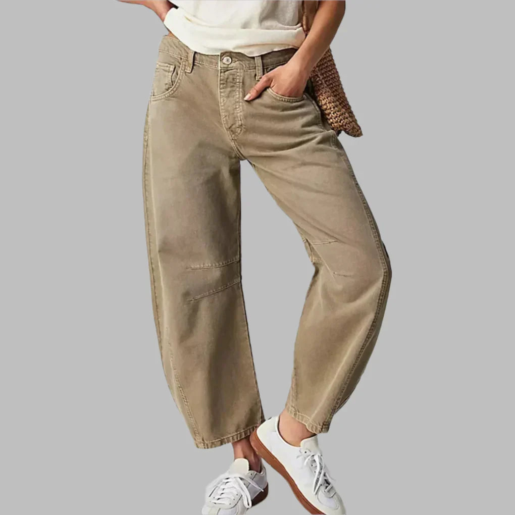 Loose Fit Straight Leg Jeans - Olytrend